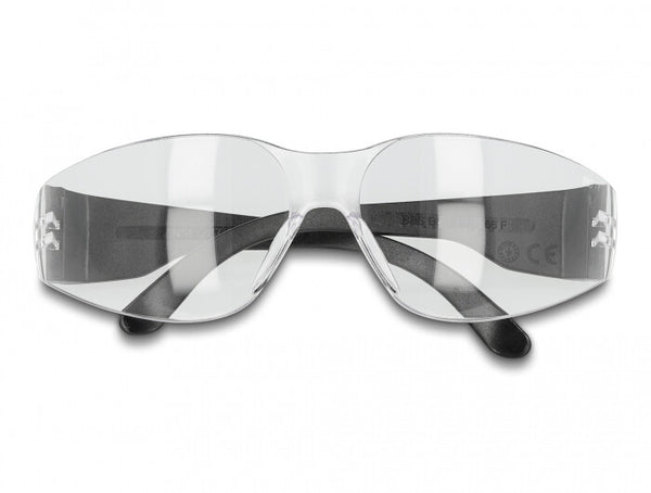 DeLOCK 90559 sikkerhedsbrille & brille Beskyttelsesbriller Plast Sort, Transparent