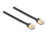 DeLOCK 80239 netværkskabel Sort, Gul 1,5 m Cat6a S/UTP (STP)