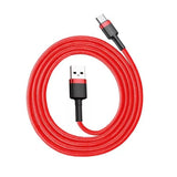 Baseus CATKLF-B09 USB-kabel 1 m USB A USB C Rød