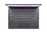Acer Chromebook Plus 514 CBE594-2L-TCO-54HB Intel Core 5 120U 35,6 cm (14") WUXGA 16 GB LPDDR5x-SDRAM 256 GB SSD Wi-Fi 7 (802.11be) ChromeOS Tysk Grå