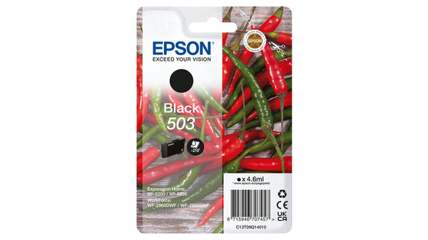 Epson 503 blækpatron 1 stk Original Standard udbytte Sort
