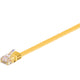 Goobay RJ-45 CAT6 0.5m netværkskabel Gul 0,5 m U/UTP (UTP)