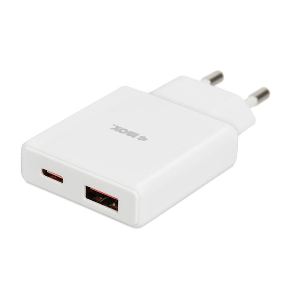 iBox ILUC43W oplader til mobil enhed Universel Hvid Vekselstrøm Indendørs