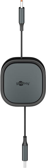 Goobay 77424 USB-kabel USB 2.0 1 m USB C 0,48 Gbit/sek. Sort, Sølv