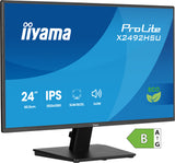 iiyama ProLite X2492HSU-B1 computerskærm 60,5 cm (23.8") 1920 x 1080 pixel Fuld HD LED Sort