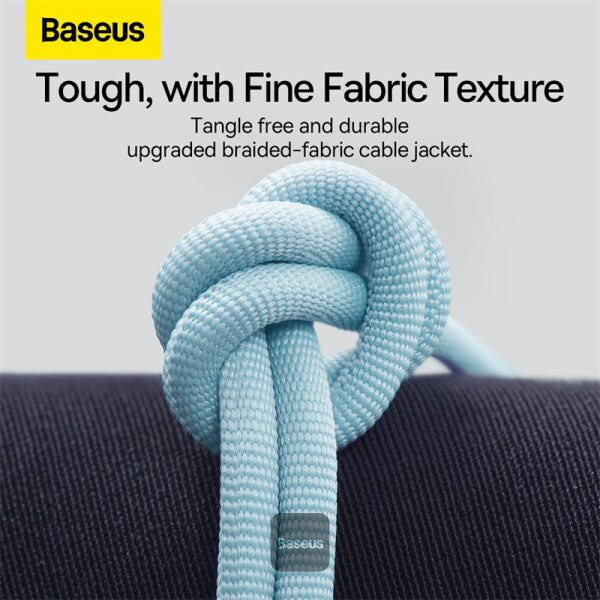Baseus Crystal Shine kabel til mobiltelefon Lilla 1,2 m USB C Lightning