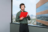 Logitech H820e Headset Trådløs Kontor/Callcenter Opladningsstativ Sort