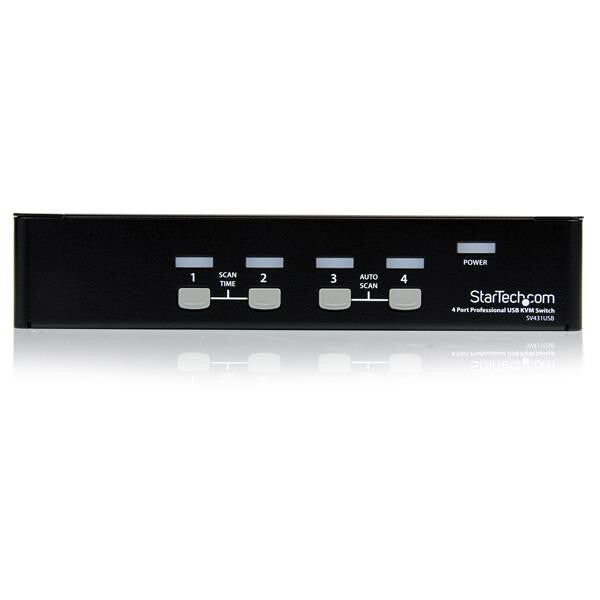 StarTech.com SV431USB KVM Switch Stativ-montering Sort