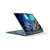 Lenovo Yoga 7 2-in-1 14AKP10 Copilot+ PC AMD Ryzen AI 5 340 Hybrid (2-i-1) 35,6 cm (14") Berøringsskærm WUXGA 16 GB LPDDR5x-SDRAM 512 GB SSD Wi-Fi 7 (802.11be) Windows 11 Home Tysk Teal