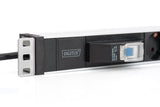 Digitus DN-95417 strømforsyningsenhed (PDU) 6 AC stikkontakt(er) 0U/1U Sort, Sølv