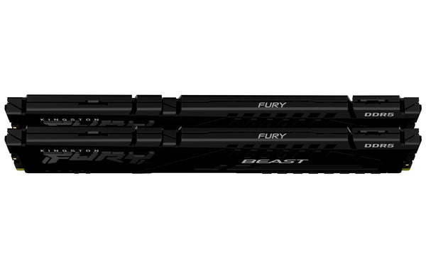 Kingston Technology FURY Beast 32GB 5200MT/s DDR5 CL40 DIMM (sæt med 2) Black