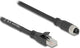 DeLOCK 80589 netværkskabel Sort 1 m Cat5e S/FTP (S-STP)