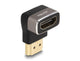 DeLOCK 60083 kabel kønsskifter HDMI Sort, Grå