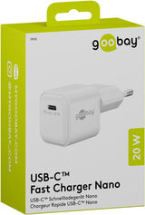 Goobay 79151 oplader til mobil enhed Universel Hvid Vekselstrøm Hurtig opladning Indendørs