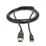 Gembird CC-MUSB2D-1M USB-kabel USB 2.0 USB A Micro-USB A Sort