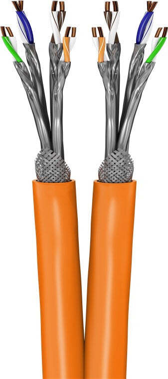 Goobay 75714 netværkskabel Orange 50 m Cat7a S/FTP (S-STP)