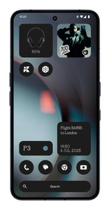 Nothing Phone (3) 16,9 cm (6.67") Dual SIM Android 15 5G 12 GB 256 GB 5150 mAh Sort