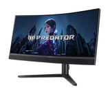 Acer Predator X34V3bmiiphuzx computerskærm 86,4 cm (34") 3440 x 1440 pixel UltraWide Quad HD LED Sort