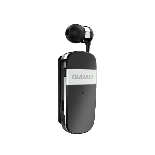 DUDAO GU9 Extendable Wiring Bluetooth Earphone Hovedtelefoner Trådløs I ørerne Opkald/musik Sort