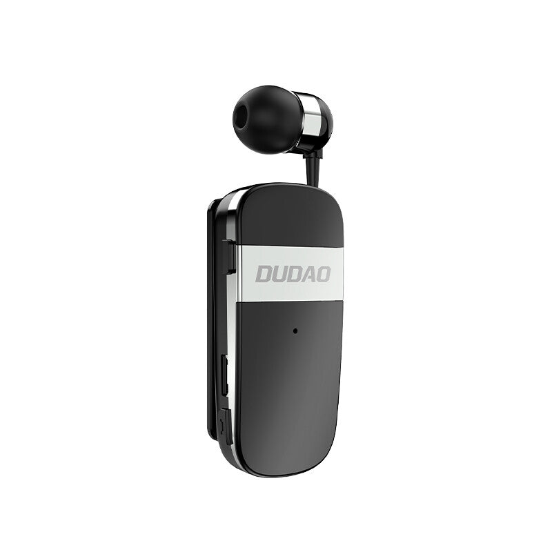 DUDAO GU9 Extendable Wiring Bluetooth Earphone Hovedtelefoner Trådløs I ørerne Opkald/musik Sort
