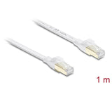 DeLOCK 81025 netværkskabel Hvid 1 m Cat8.1 U/FTP (STP)