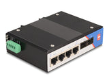 DeLOCK 88015 netværksswitch Ikke administreret Gigabit Ethernet (10/100/1000) Sort