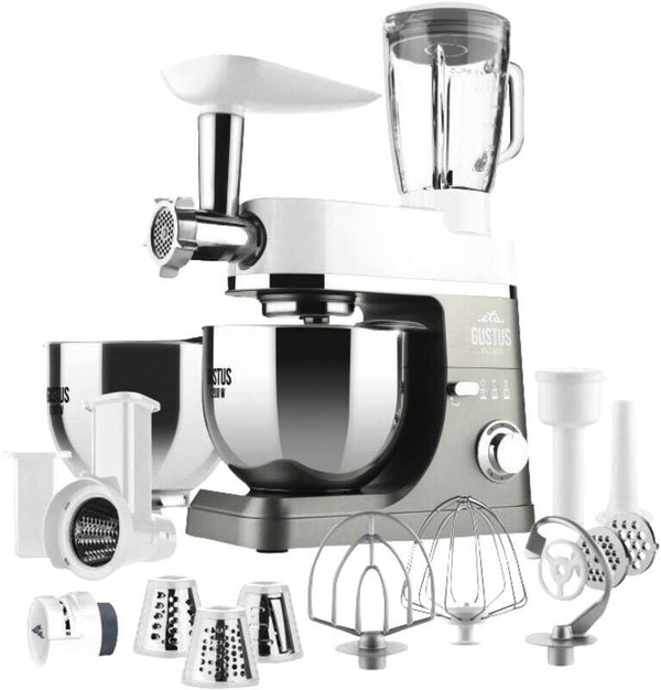 Eta 412890030 foodprocessor 1200 W Rustfrit stål