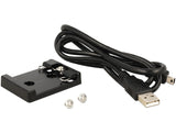 DeLOCK 62502 kabel kønsskifter RS-232 Mini USB 2.0 B Sort