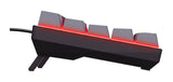 Trust GXT 867 Acira tastatur Spil USB QWERTZ Tysk Sort, Grå