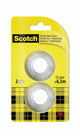 Scotch 136R2 tape 6,3 m Transparent 2 stk