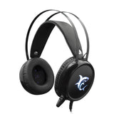 White Shark MARGAY hovedtelefoner/headset Ledningsført Hjelm Spil Sort
