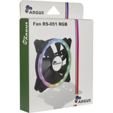 Inter-Tech Argus RS-051 RGB Computerkabinet Ventilator 12 cm Sort