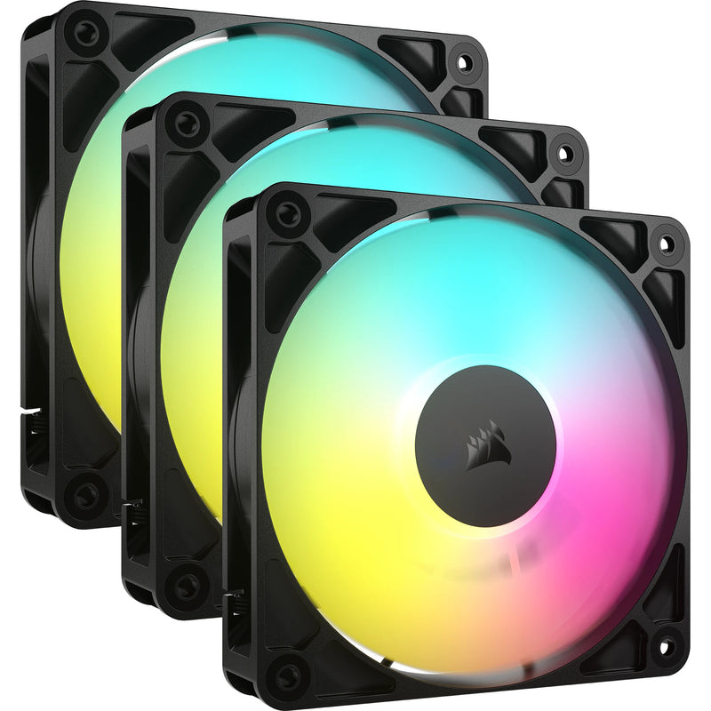 Corsair RS120 ARGB Computerkabinet Ventilator 12 cm Sort 3 stk