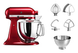 KitchenAid Artisan Bordmixer 300 W Rød