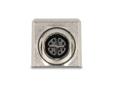 DeLOCK 60087 kabel kønsskifter M12 RJ45 Sort, Metallic