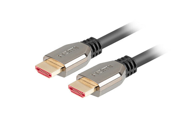 Lanberg CA-HDMI-30CU-0005-BK HDMI-kabel 0,5 m HDMI Type A (Standard) Sort