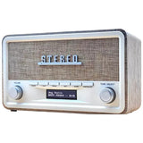 Denver DAB-18LW radiomodtager Digital Brun, Hvid