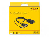 DeLOCK 63189 videokabel adapter 0,5 m DVI DisplayPort Sort