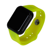 Nilox NXSWTRAILBANDYL Smartwatch og sportsur 3,66 cm (1.44") Digital 240 x 240 pixel Berøringsskærm Sort
