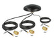 Navilock 12457 satellitantenne Sort