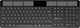 Voxicon DK-SO2WL-B/FR tastatur Kontor RF trådløst AZERTY Fransk Sort