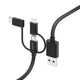 Hama 00201536 USB-kabel USB 2.0 1,5 m USB A USB C 0,48 Gbit/sek. Sort