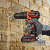 Black & Decker BDCHD18K-QW bor 1400 rpm Nøglefri Sort, Orange