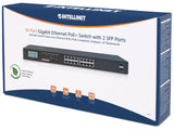 Intellinet 561259 netværksswitch Ikke administreret Gigabit Ethernet (10/100/1000) Strøm over Ethernet (PoE) Sort
