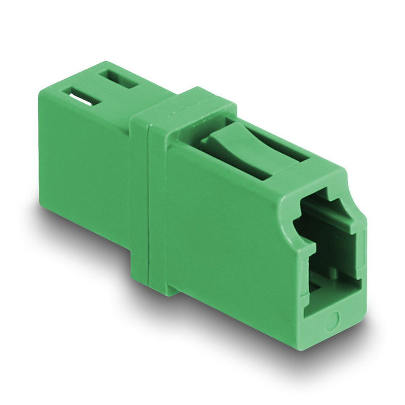 DeLOCK 87984 fiber adapter LC/APC 1 stk Grøn