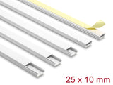 DeLOCK 22068 kabelorganisator Universel Kabelkanal Hvid 5 stk