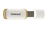 Intenso Green Line USB-nøgle 128 GB USB Type-A 3.2 Gen 1 (3.1 Gen 1) Beige, Brun