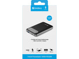 Sandberg 421-16 powerbank Lithium polymer (LiPo) 10000 mAh Aluminium, Sort