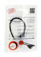 Gembird USB mini/USB 0.15m USB-kabel USB 2.0 0,15 m Mini-USB B USB A Sort