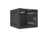 Lanberg WF10-2304-10B stativ 4U Vægmonteret stativ Sort